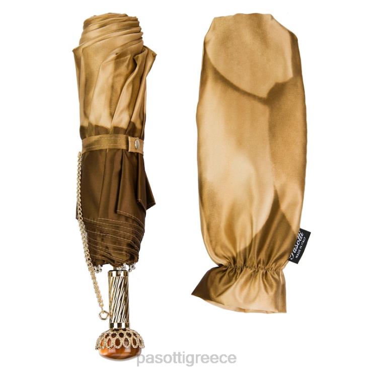 ομπρέλα | PASOTTI 257 21065-40 a29 - πτυσσόμενη ομπρέλα μπεζ ντάλια 2N6B8603 γυναίκες